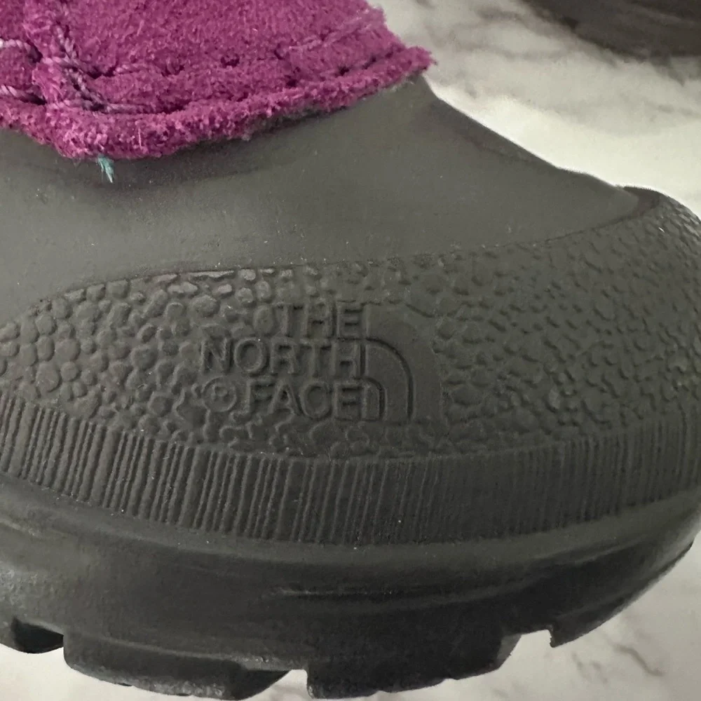 The North Face Purple/Gray Waterproof Girl Boots (SH85)